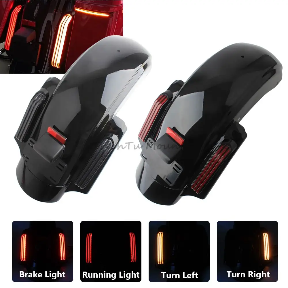 

LED Rear Fender System For Harley Touring Road King FLTRX FLHX FLTRX FLHTCU Ultra Limited CVO 2014-2023 Motorcycle Parts