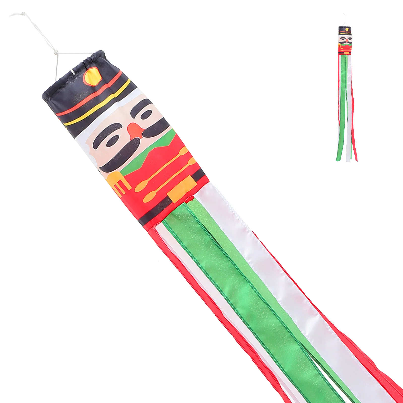 

Windsock Flags for outside Soldier's Windshield Outdoor Christmas Decorations Hanging