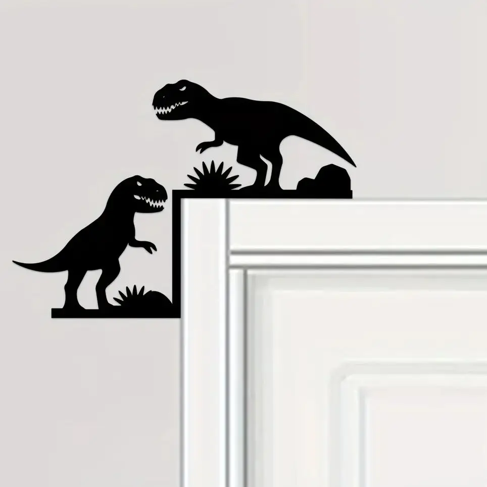 

1pc Door Frame Corner Decor Animal Silhouette Decorative Door Corner Decoration Art Wall decor metal wall hanging Wall Stickers