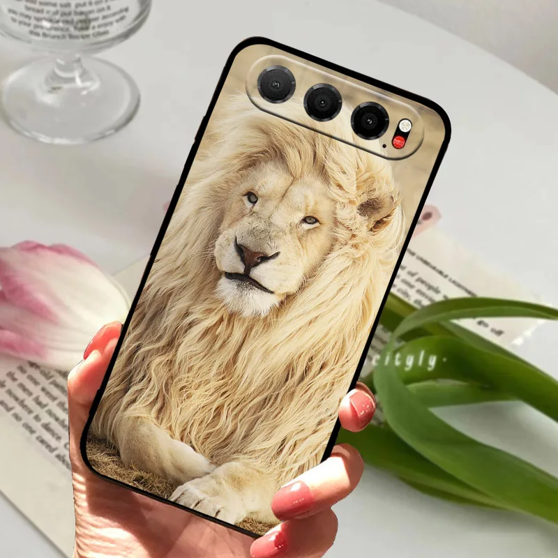 Cool Wolf TPU Soft Silicone Phone Back Cover Capa s Coque