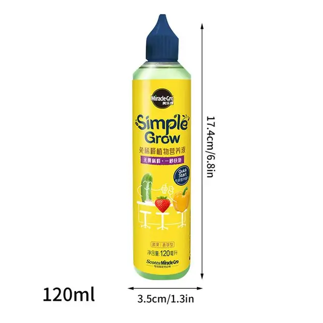Általános Tápanyagok Növényekhez 120 Ml Növényi Gyümölcs Hidroponikus Oldat Folyékony Élelmiszer Műtrágya - Image 6