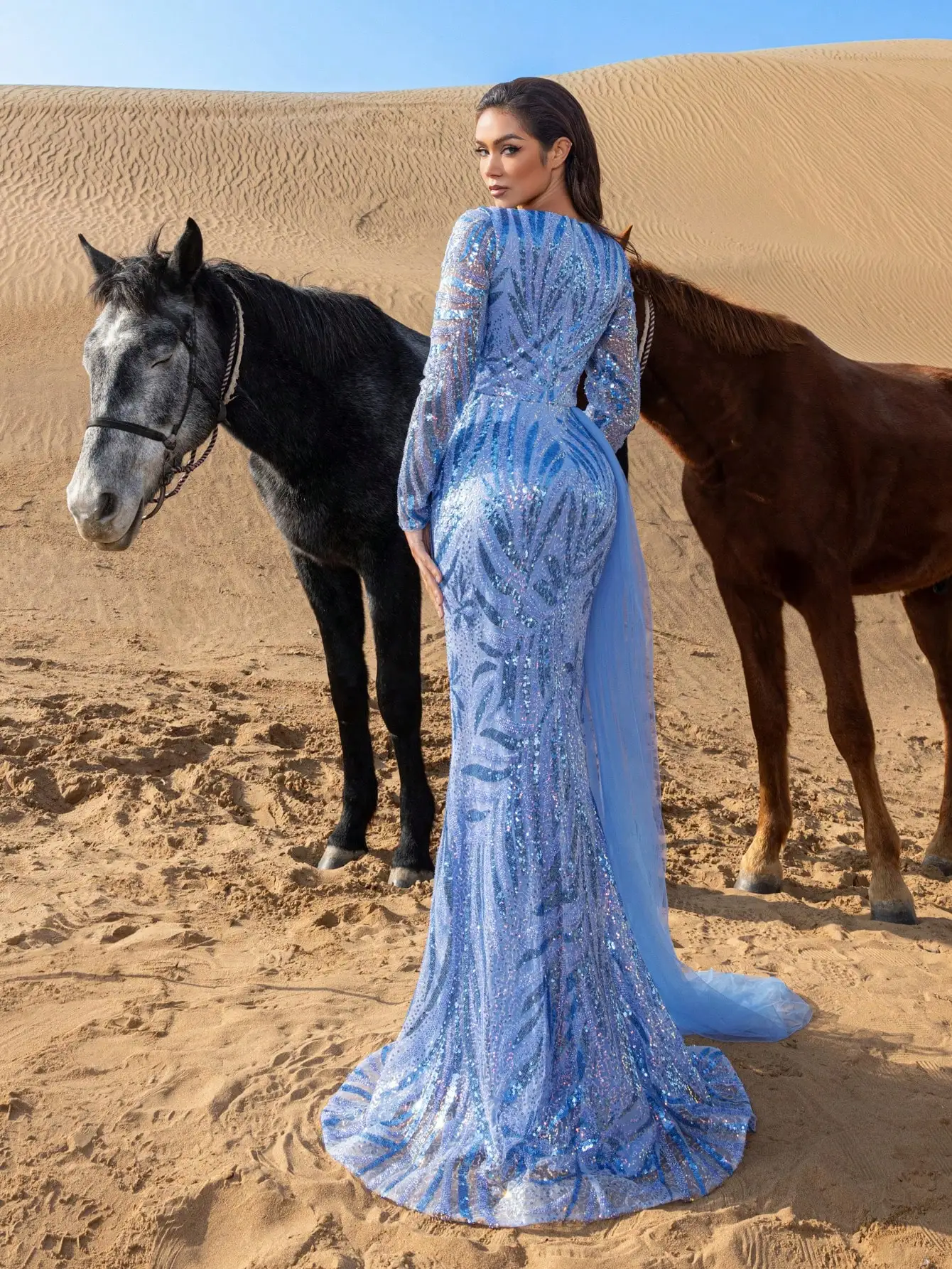 رائع لؤلؤة مزين الحبيب الرقبة حورية البحر تنحنح مط...