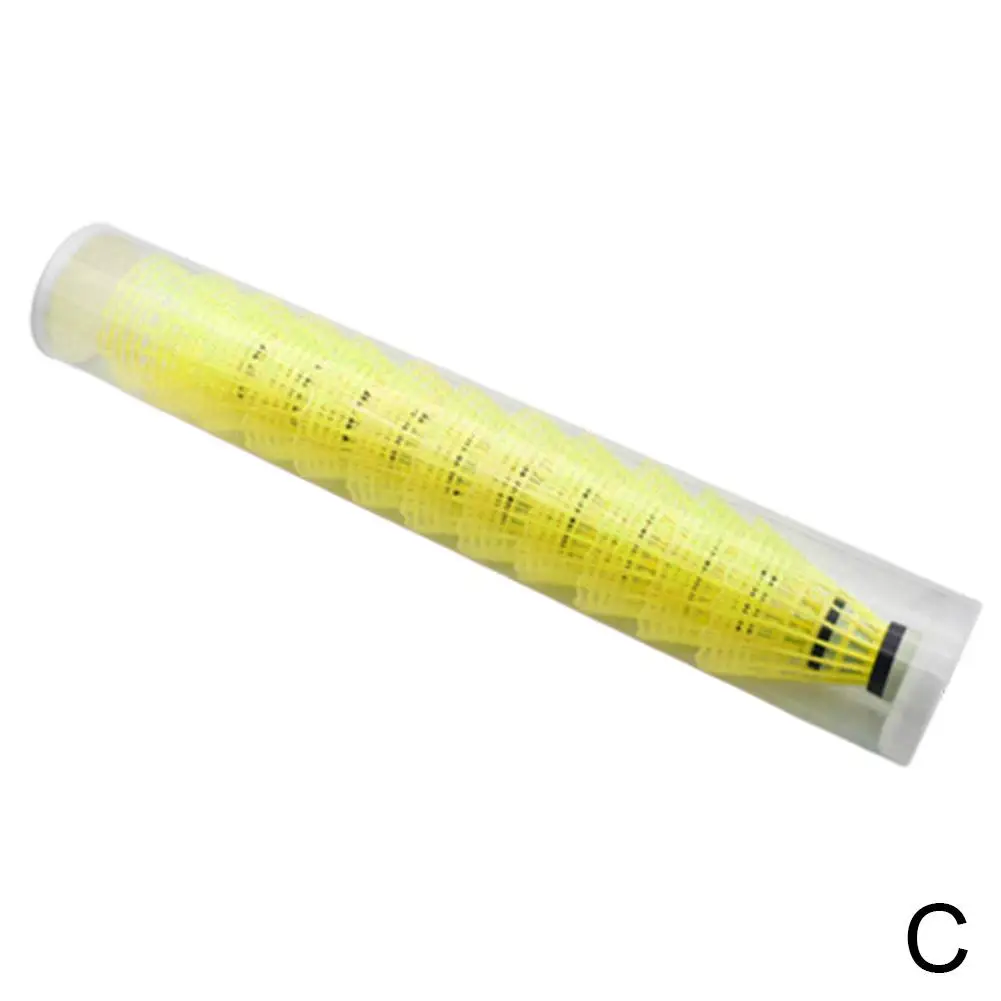 3/6/12Pcs Plastic Badminton Shuttlecock Lightweight For Practice Portable Shuttlecocks Training Kids Entertainment K3H1
