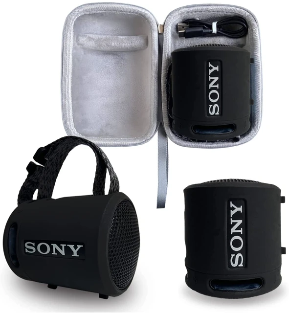 Silicone Cover and Hard Case for Sony SRS-XB13 Extra BASS Wireless Portable  Compact Speaker