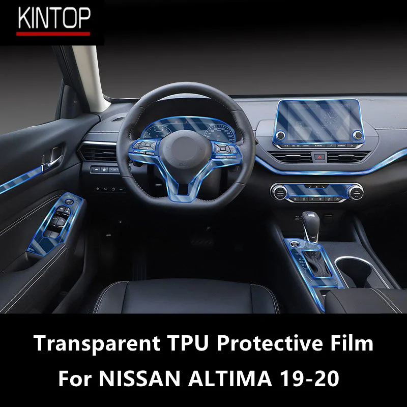 

For NISSAN ALTIMA 19-20 Car Interior Center Console Transparent TPU Protective Film Anti-scratch Repair Film Accessories Refit