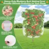 Plant Protection Bag Garden Netting Cover with Zipper Drawstring Garden Insect Netting Transparent Bird Plant Barrier Screen 2