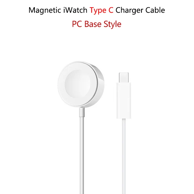 New Type C Metal Magnetic Wireless Charger for Apple Watch Series 7 6 5 4 3 2 SE Applewatch USB C Quick Charging Cord Dock Cable