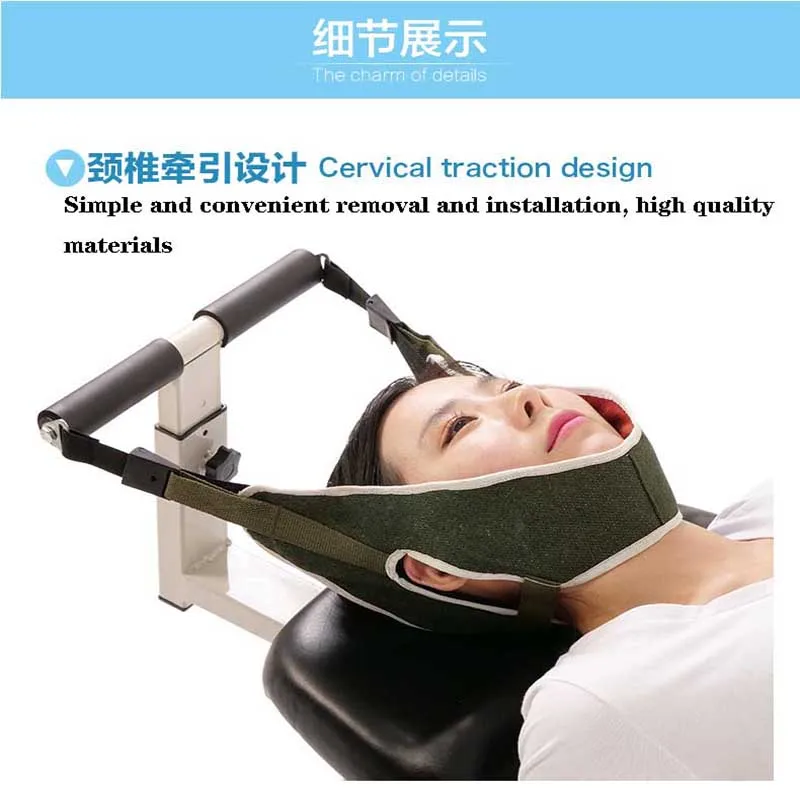 Cervical and lumbar traction bed body multi-functional portable stretcher lumbar retractor for adults and children