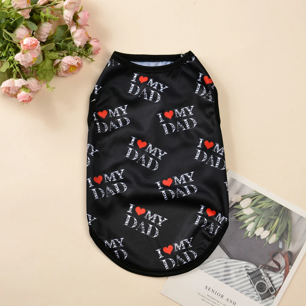 애완 동물 고양이 조끼 작은 개 고양이를위한 부드러운 통기성 옷 패션 프린트 강아지 티셔츠 새끼 고양이 의상 치와와 운동복 용품