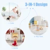 8 Panel Baby Safe Metal Gate Play Yard  Barrier Pet Fence Wall-mount Adjustable 6