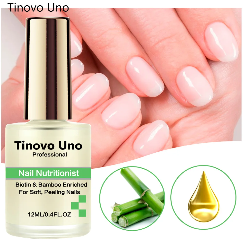 Cuticle Oil Nail Nutritionist Biotin Bamboo Revitalizing Base Oil for Soft Damaged Nails Repair Strengthener Care