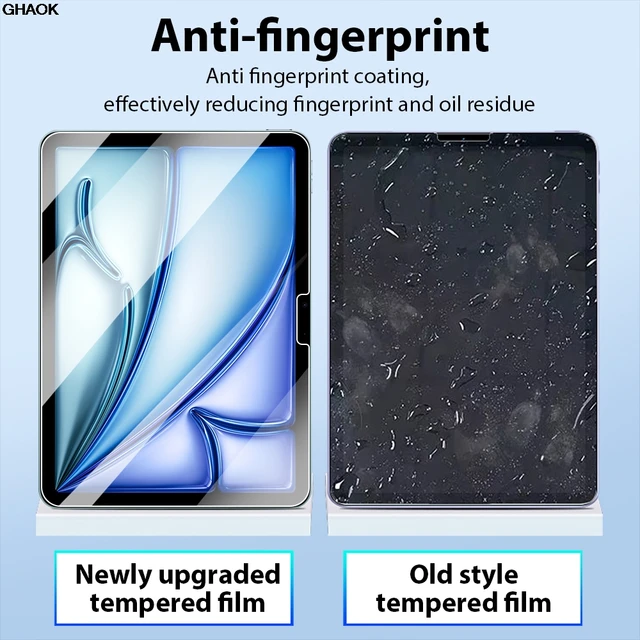 Tempered Glass Screen Protector For iPad Air 13 11 M3 2025 5 4 3 A16 10th Generation For iPad Pro 12.9 7th 8th 9th Mini 6 7 Film 3