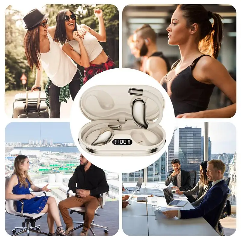 Language Translator Earbud 144 Languages AI Instant Smart Voice Real Time for Travel Business Study