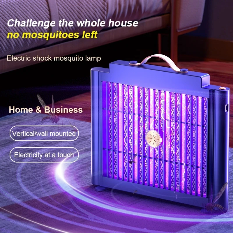 Mosquito Killer Lamp Mosquito Lamp Electric Shock Mosquito Killler Lamp LED Bionic Physical Mosquito Trap Safe For Kids Kills Ultraviolet Light Mosquitoes
