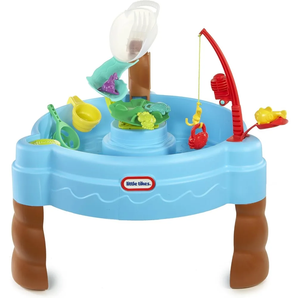 Little Tikes Fish 'n Splash Water Table,Children's Furniture Set,Summer Toy for Kids