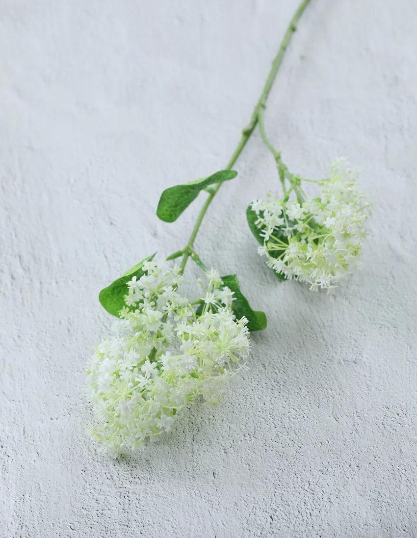12 Fiori Artificiali Crisantemo Ortensia | Rosa | Altezza 28 Cm | Realistici In Seta E Plastica | Per Decorazione Casa E Matrimonio - 2