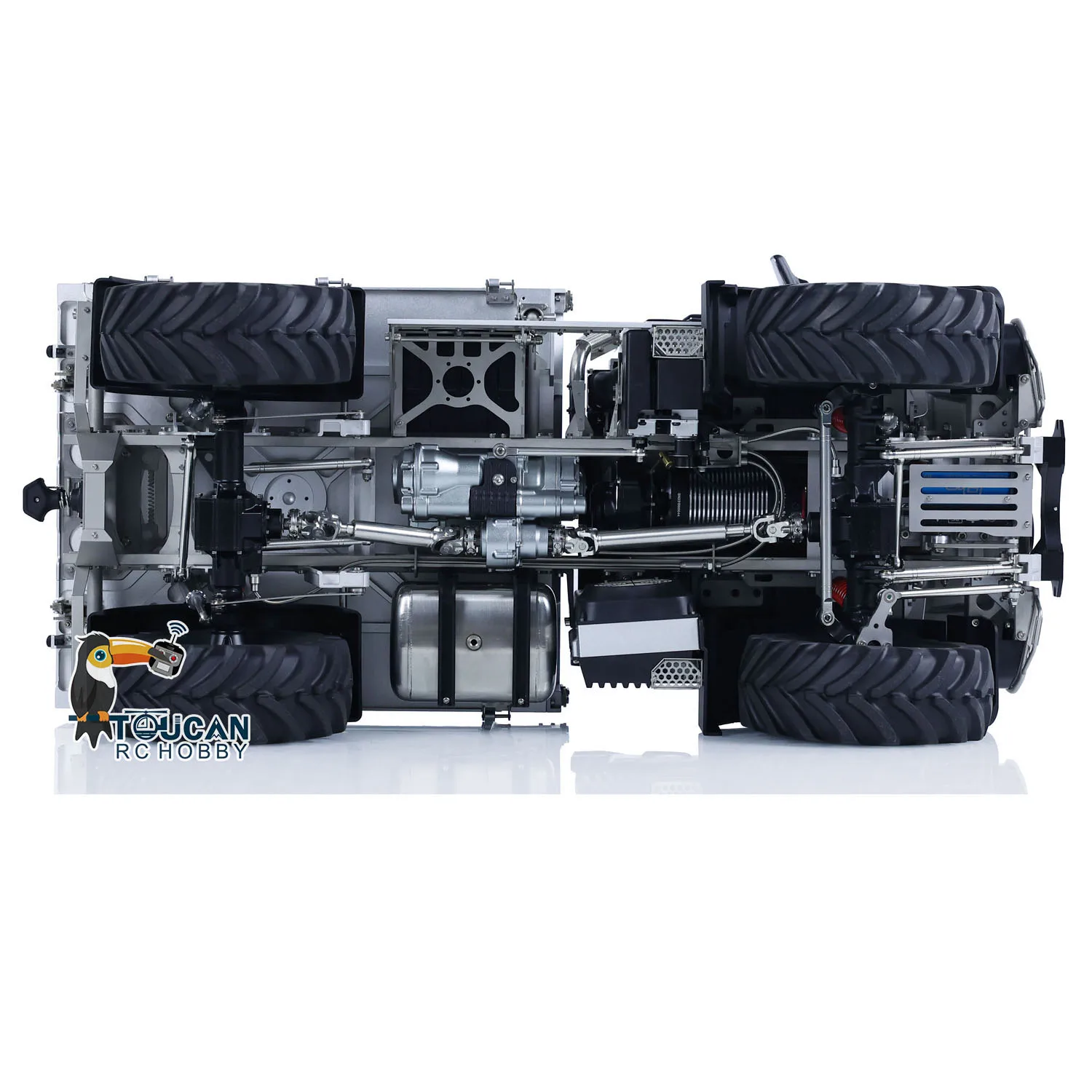 1/14 Metal U535 RC Off-road Car 4X4 Radio Control Mini Trucks Crawler Vehicle Climbing Cars Assembled 3 Speed Transmission Toys 6