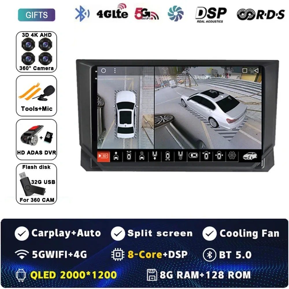 2K 8G-128G 360 DVR