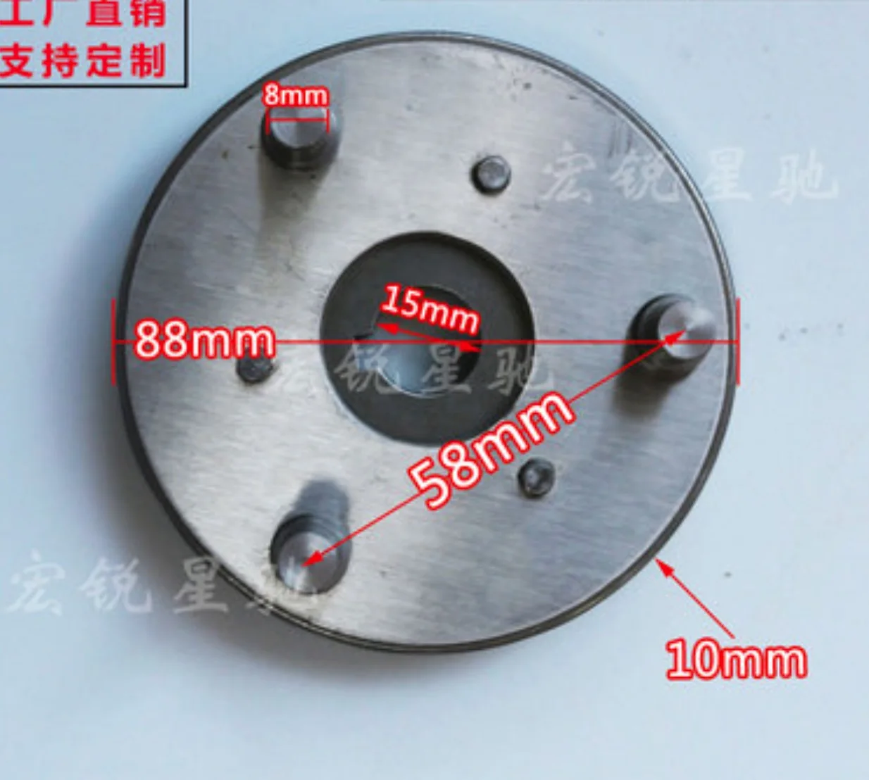 36개의 톱니가 있는 스틸 기어 직경:47.5mm 두께:13.5mm 전기 자동차 모터 스틸 기어+기어 링+클러치
