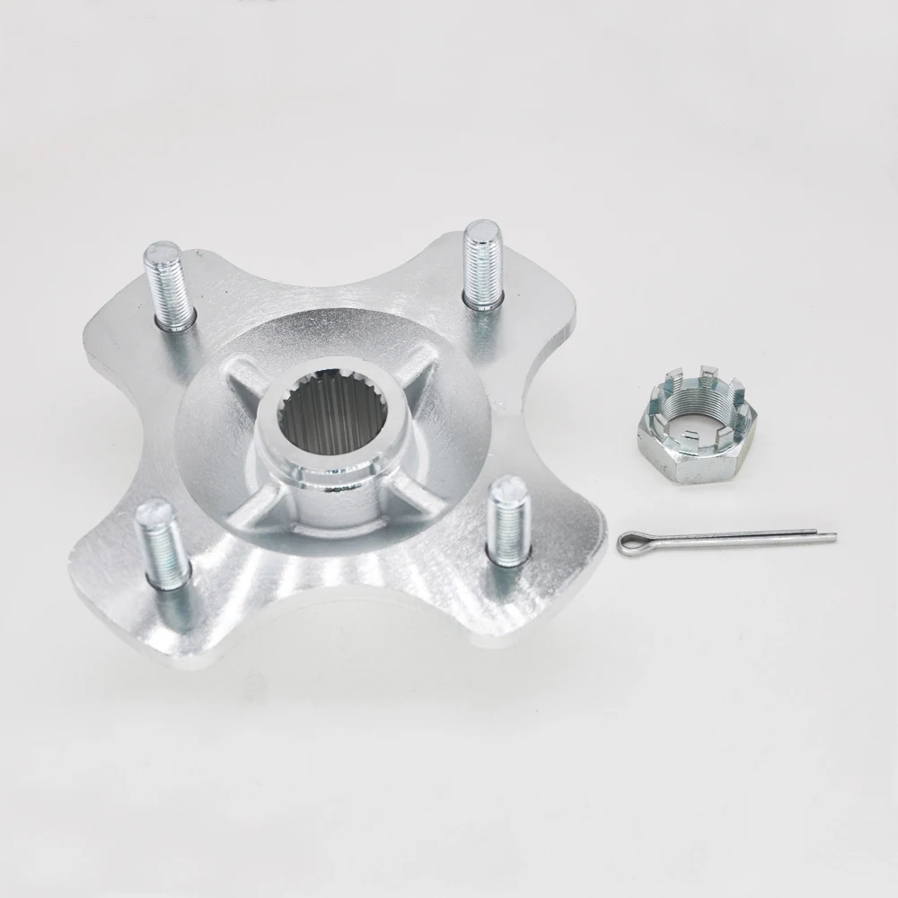 Rear Axle Wheel Hub W/Nut For Honda TRX420 FE TRX420FM Rancher 420 4X4 2007-13