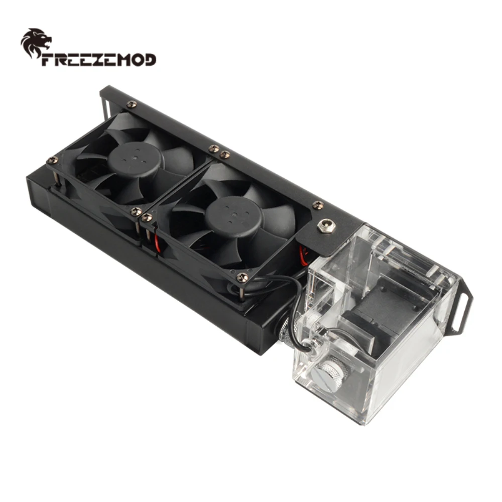 Zemod-mini Radiador Refrigerado a Água Módulo de Dissipação de Calor Módulo Aio Ventilador Duplo 160 mm 2000rpm 8cm Slmz-z-t