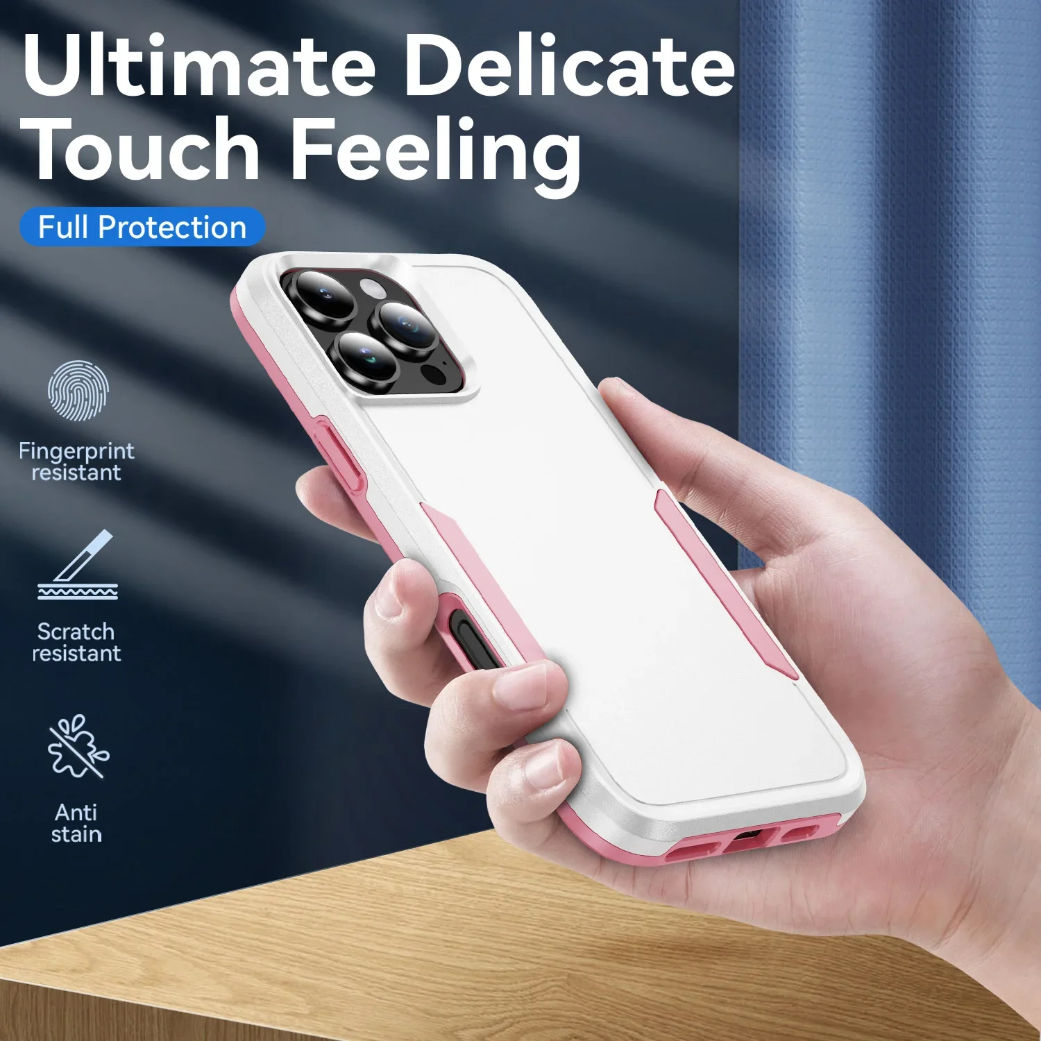 OTT-Box Rugged Defender Case for IPhone 17 Pro Max Air 16 15 14 Plus 13 12 for MagSafe Hybrid Dual Layer Armor Protect Cover