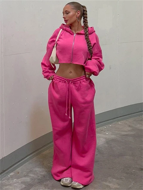 Alexa Hoodie Flare Pants Set 1