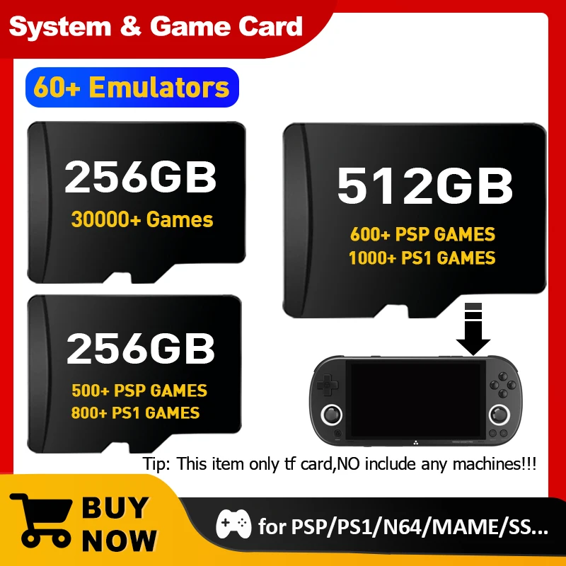 Trimui ゲームカード プラグアンドプレイ 256/512GB ゲーム