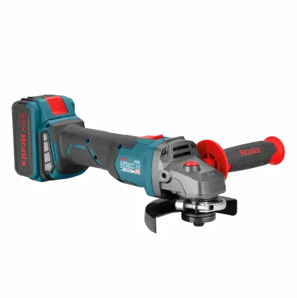

China Ronix 8901K Product Angle Grinder Manufacturers 20V 8500RPM Mini Cordless Electric Angle Grinder Battery Kit Tools Set