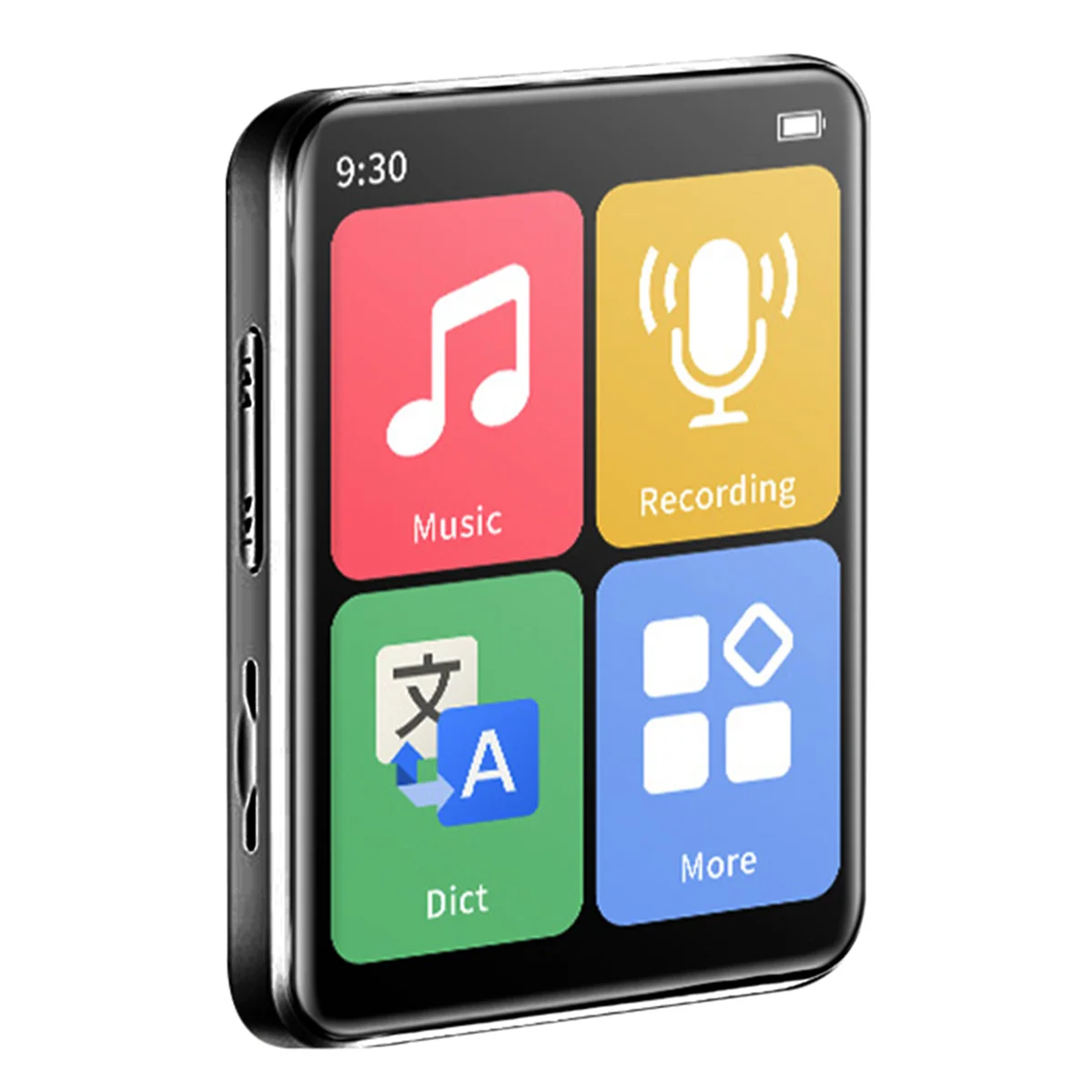 

Мини Портативный MP3-плеер Bluetooth маленький музыкальный плеер с сенсорным экраном Walkman спортивный музыкальный плеер со встроенной картой 32G-черный