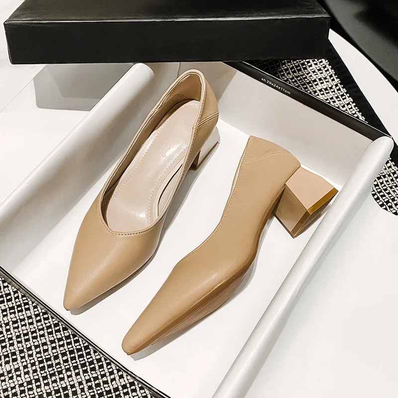 

Туфли женские кожаные с острым носком, повседневные кроссовки из натуральной кожи, удобная классическая обувь на плоской подошве, черные