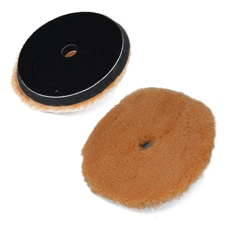 

5 Inch Polishing Pad Lambwool Buffing Disc Wheel For 5inch Backing Plate Car Wax Polishing Power Tool Accessories