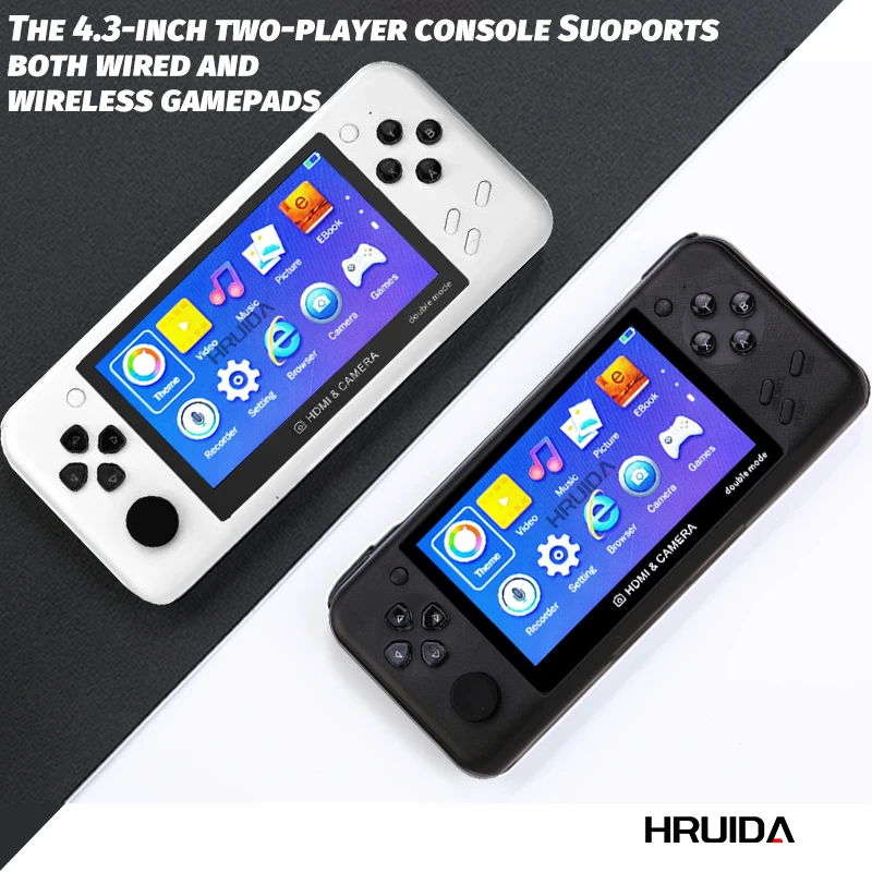 Classic Nostalgic Psp Arcade 4.3 Pollici Doppio Palmare 8G Xy-10 Dual Rocker Console Di Gioco Portatile