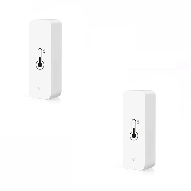 

4Pcs Tuya Smart Temperature And Humidity Sensor Wifi APP Remote Monitor For Smart Home Var Smart Life APP Control
