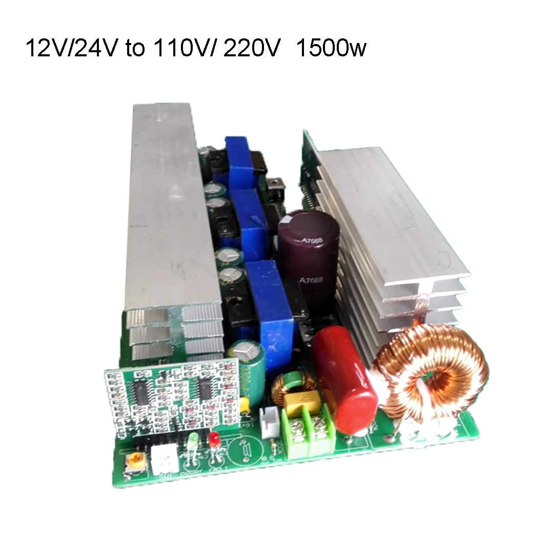 Inversor Solar de Onda Senoidal Pura Inversor de Potência Placa de Circuito 1500w dc 12v a 110v ac 220v 1000w 50hz 60hz