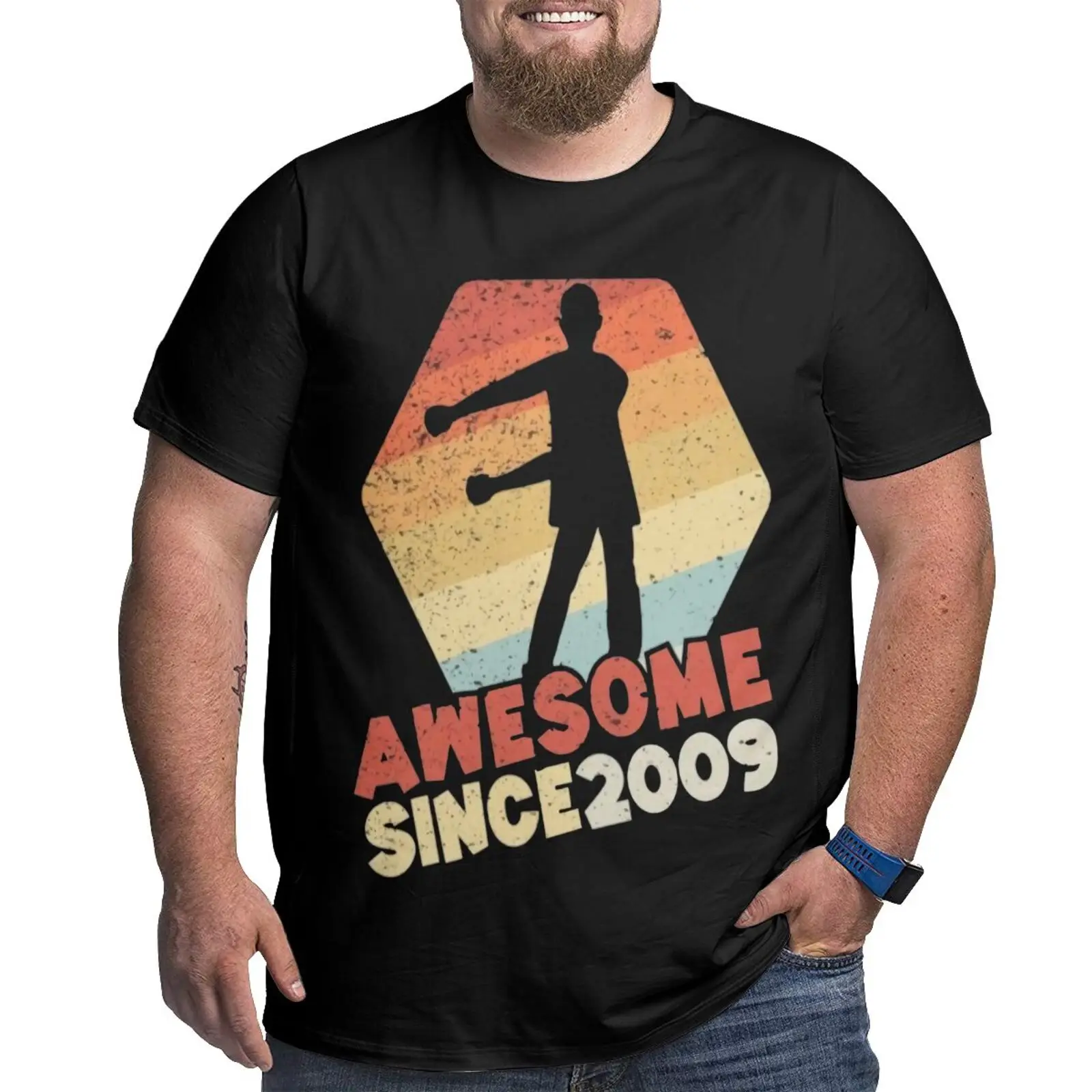 For 11 Year Old Birthday Awesome Oversized T-Shirt Shirt Short Sleeve T-Shirts T Men Oversize Blouse |