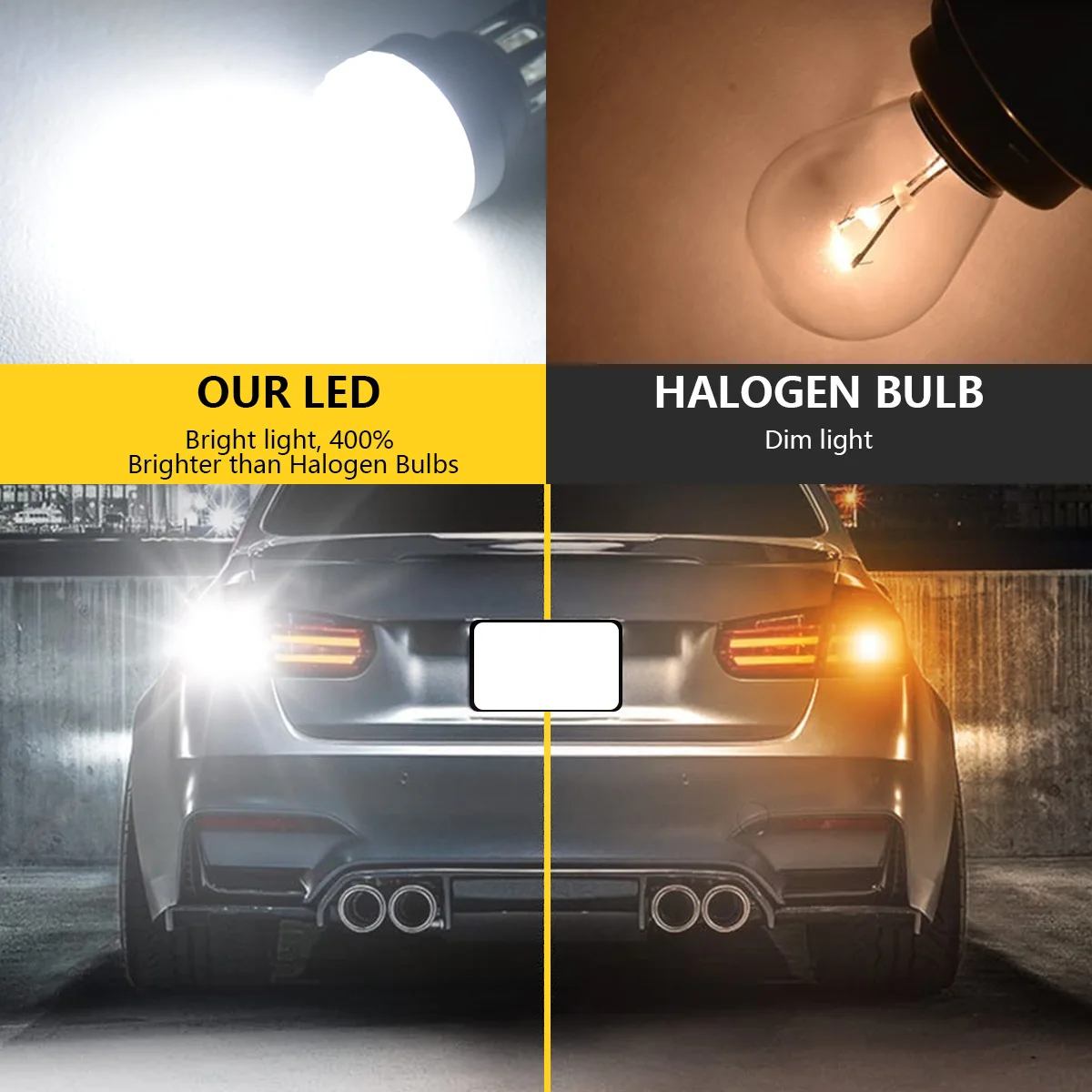2x T20 7443 7440 7441 992 W21W W21/5W LED-Birne Canbus für Lada Kalina Granta Vesta Opel Astra J Tagfahrlicht DRL – Detail 9
