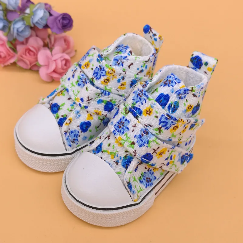 6cm Mini Shoes For Paola Reina Doll Fashion Mini Toy Gym Shoes for Tilda 1/4 Bjd Doll Footwear for Dolls Accessories