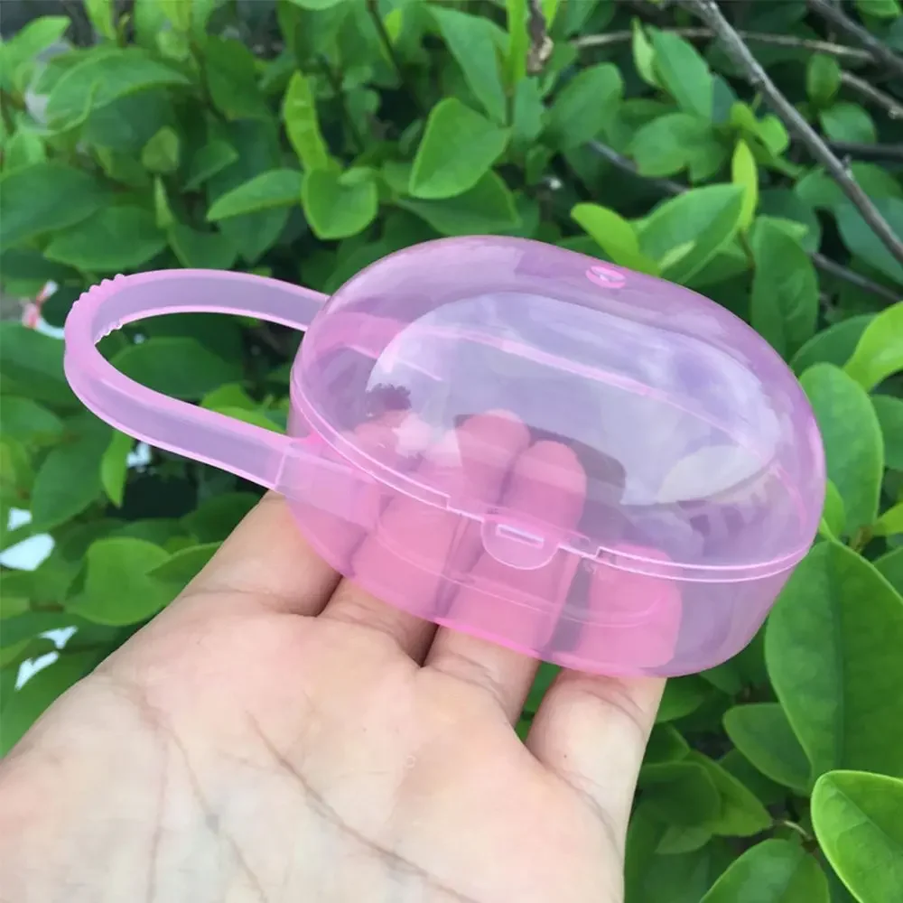 Baby Solid Pacifier Box Soother Container Holder Pacifier Box Travel Storage Case Safe Holder PP Plastic Size S pacifier holder plastic pacifier box