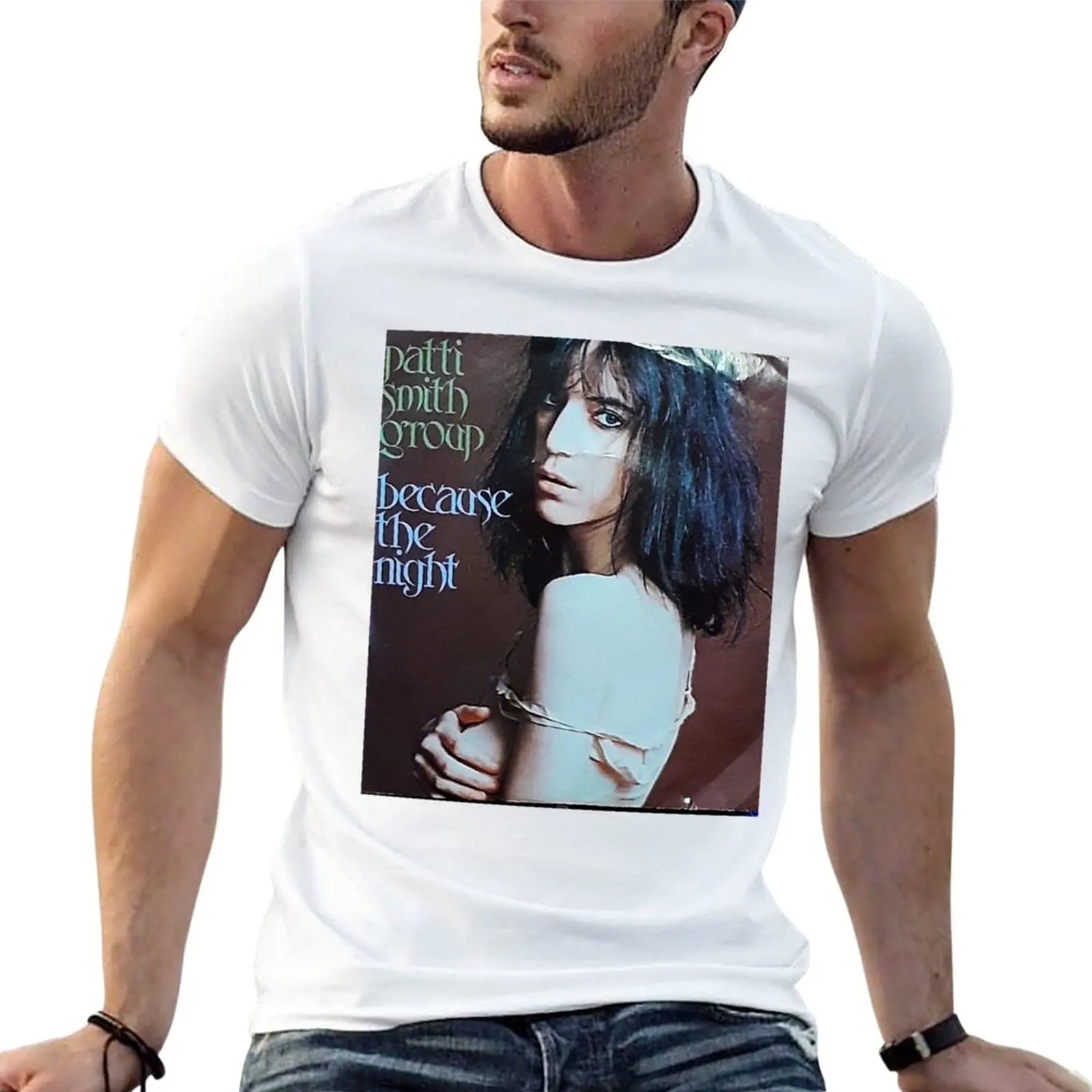 New Patti Smith, Perché La Notte, 45, Manica Dell'Immagine, Hit Single, Punk Rock, T-Shirt New Wave