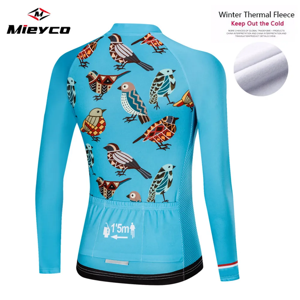 Winter Jacket Cycling Jersey Thermal Fleece Clothing Mountain Outdoor Bicycle Shirt Woman Outfits Wear Invierno Roupas Femininas