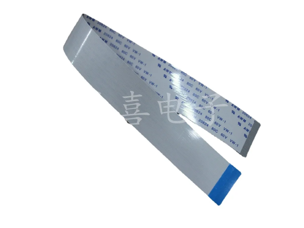 0.5mm 피치 30 핀 40 핀 50 핀 길이 150 200 300 350 400 500 Mm 전방 FFC FPC 플렉시블 플랫 케이블 AWM 20624 80C 60V