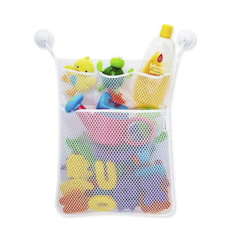 Bath Toy Holder Mesh Toy Storage Baby Mesh Basket Kids BathTub Toy