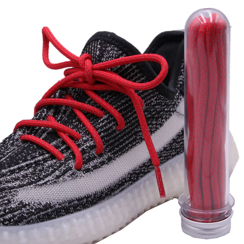 3M Reflective 4.5MM Shoelaces Clothing Shoe Laces Luxury Women Sneaker 2021 Circular Ropes For Custom Drop Shipping