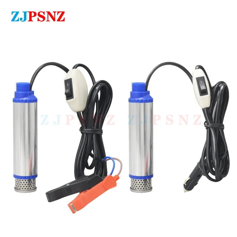 260W 12/24V Electric Car Pump Portable For Pumping Diesel Oil Water Wine Transfer Pump Camping Fishing Submersible Pump 180W100W - Image 2