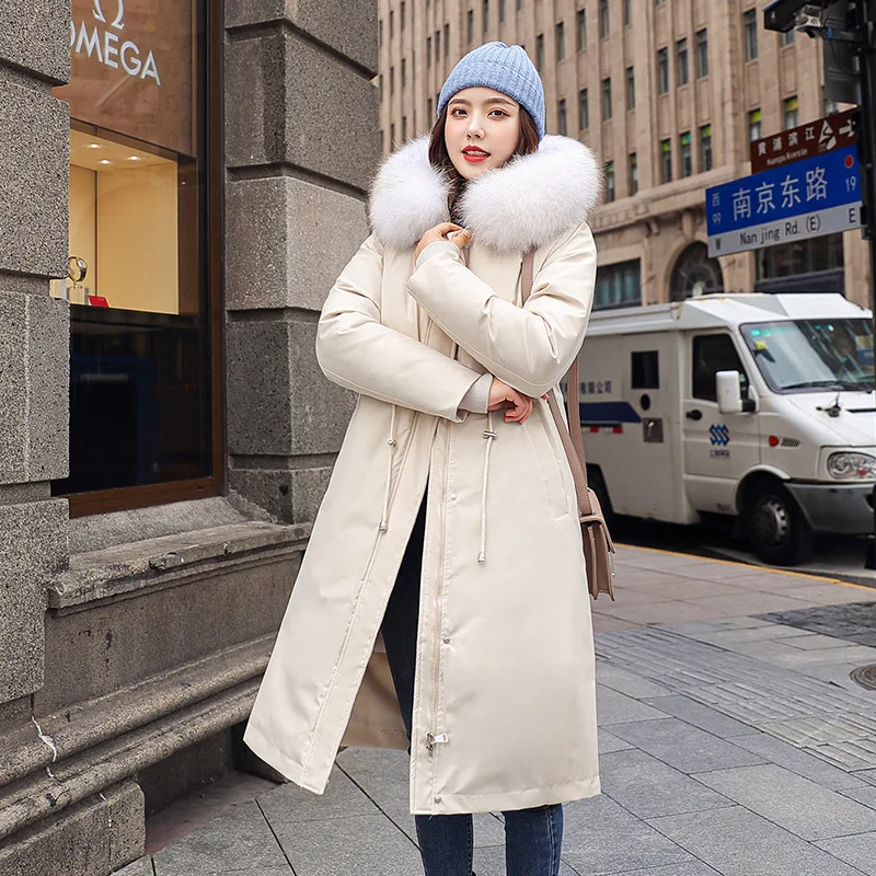 Tanio 2022 zimowe ubrania kobiety kurtka bawełniany płaszcz gruby ciepły
