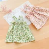 Summer Cotton Sphynx Cat Suspender Skirt Love Flower Pet Princess Dresses for Cats Gotas Katten Kedi Dog Dress mascotas Clothes 3