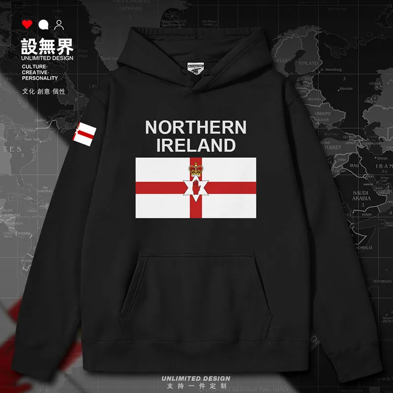 

Northern Ireland Country mens hoodies white sporting clothing new pullovers men's printed men for men clothes autumn winter