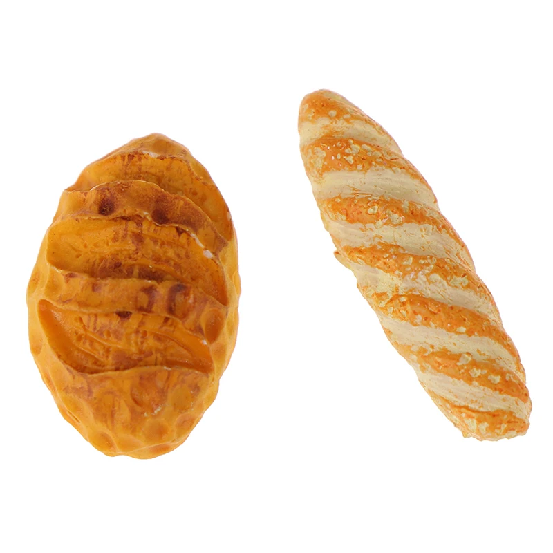 4Pcs/lot Scale 1/12 Simulation Bread Dollhouse Miniature Food Breakfast Snack Dessert Kitchen Toys Dollhouse Miniature 6