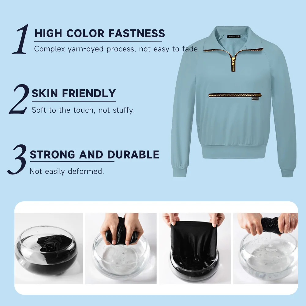 Fashion Scrub Suit Hospital Doctor Nurse Working Scrub Uniform Solid Color Unisex Surgical Set Women Joggers medical uniform